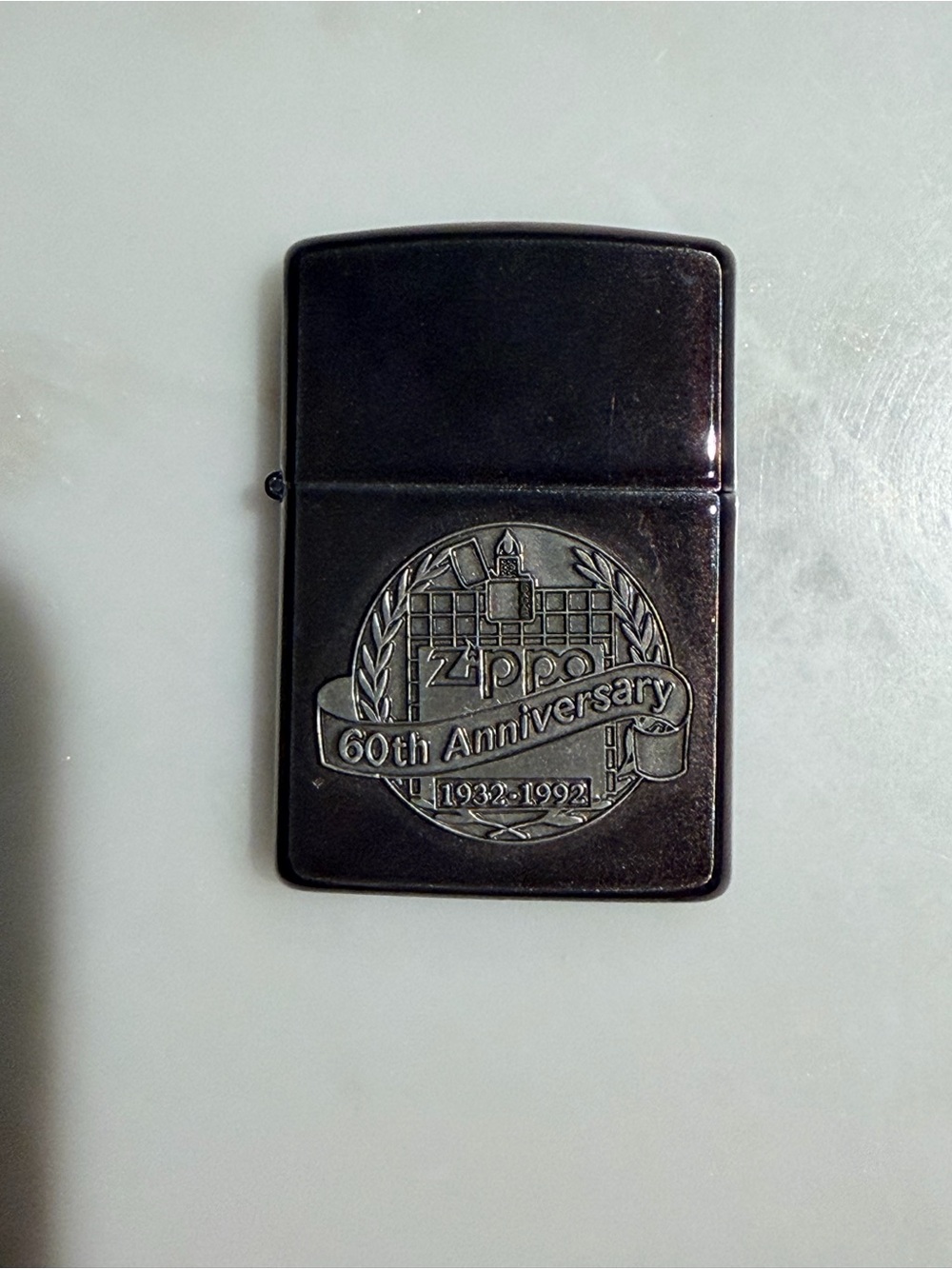 60th Anniversary Zippo Metal Pocket Lighter